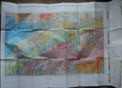 Geologische Karte der Schweiz