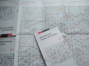 Landeskarten der Schweiz Blattübersicht